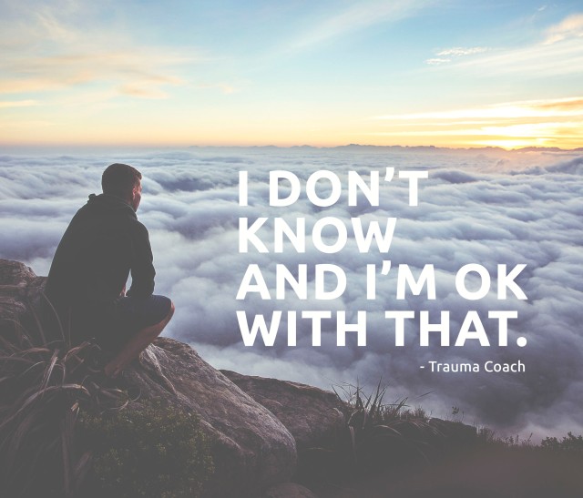 trauma coach quote
